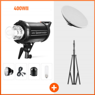專業攝影閃光燈-400WII單燈+2.8米燈架+42cm雷達罩