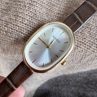 NAIDU Oval Dial Belt Watch Quartz Movement Mute Women's Watch Fashion Watch Live Welfare