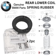 (GENUINE BMW PARTS) 2PCS REAR LOWER COIL SPRING RUBBER BMW F10 F06 F12 F13 F01 X3 F25 X4 F26 i8