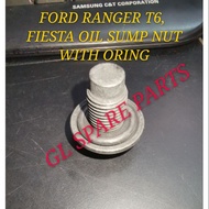 OIL SUMP NUT W/ORING FORD RANGER T6,FIESTA (1PC) 97JM-6730BA