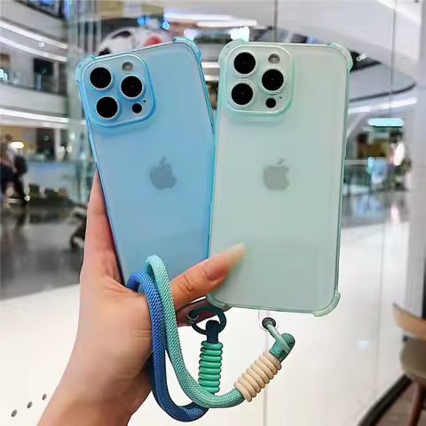 Shockproof Candy Color Lanyard Case for Xiaomi 15T 14T 17T Pro 13T 14T 12T 12 Pro Civi 5 4 3 Pro Han