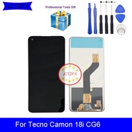 LCD Touch Screen for Tecno Camon 18i CG6 front lcd  6.6 inches replacement parts