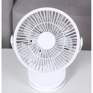 USB Table Fan Mini Desk Fan 360° Rotate Clip Fan Rechargeable Fan 4 Speed Adjustable Desktop Fan Strong Wind Hanging Fan