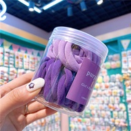 50pcs Colorful Hair Tie Cute Korean Style Elasticity Hair Tie Student Hair Band Beauty Accessories P