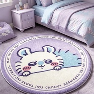 [PREORDER] Chiikawa Round Carpet Bedroom Carpet Soft Fur Floor Carpet Cute Character