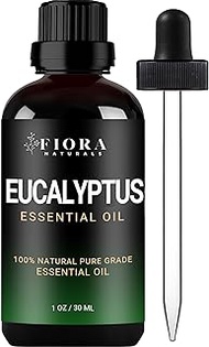 Eucalyptus Essential Oil for Diffuser - USDA Organic, Therapeutic Grade Eucalyptus Oil for Hair, Skin, Scalp and Humidifier - Pure Eucalyptus Oil for Aromatherapy and DIY Projects. 1 oz /30ml