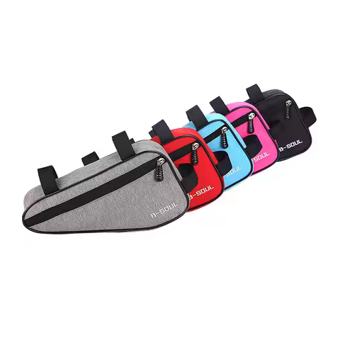 Bicycle Bag Cycling Triangle Bag Front Beam Bag Mountain Road Bike Upper Tube Bag Saddle Tool Cyclin