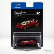 PosterCars Hypercar League Collection Pagani Zonda F Merah1:64 - Diecast Koleksi Pagani Zonda