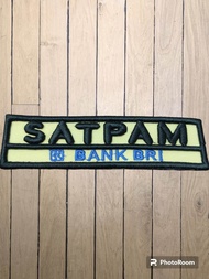 bordir timbul satpam BRI