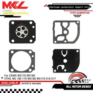 Carburetor Repair Kits For MS170 Kits For ZAMA  MS 180 170 MS180 MS170 018 017