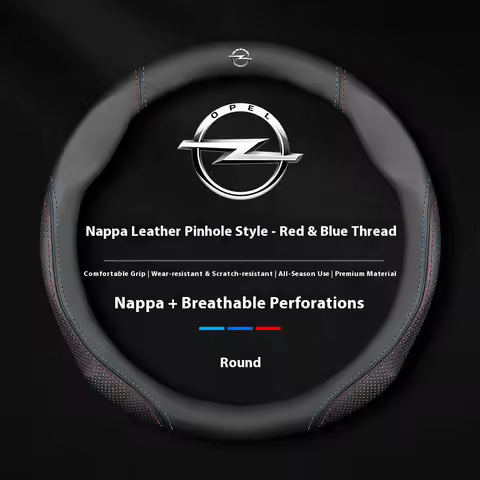 Car Steering Wheel Cover For Opel Astra Corsa Grandland Insignia Mokka Vectra GTC Tigra Vivaro Zafir