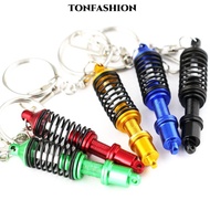 TONFASHION Keychain Creative Car Part Shock Absorber Adjustable Coilover Spring