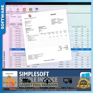 [PC SOFTWARE] SimpleSoft Simple Invoice 2024 PC Digital Download Windows Lifetime