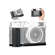 JJC Metal Hand Grip Applicable to Fujifilm Fuji X100V &amp; X100F Cameras Convenient battery replacement
