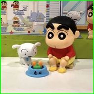 B4 Crayon Shin-chan Nohara Shinnosuke Shiro Daily Life Series Trendy Blind Box Action Figure 4B