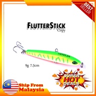 TACKLE GARAGE Gewang Flutterstick Copy 7.5cm 9g Hi-Quality Minnow Pencil Lure Bait Fishing Umpan Kil