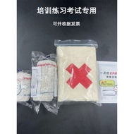 New Training Triangle Scarf First Aid Sling Thick Pure Cotton Red Cross Triangle Scarf Bandage Teach