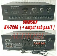 Miliki Power Amplifier Crimson 1500 Watt Ka-7200