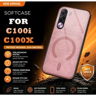 HP MG74 Softcase Glass Compatible For Realme C100i - Casing Realme C100Xhp - Realme C100i cellphone 