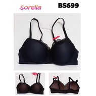 SORELLA Bs699 Wireless Brocade bra full cup 32B 34B