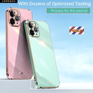 GMLF Phone Case IPhone 12 Pro Max 12 MINI Casing 6D Plating Soft Silicone Shockproof Back Cover