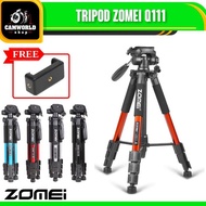 ZOMEI Q111 Tripod - DSLR Camera Tripod Travel Package Free Holder