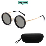 UPSTO Adjustable Dimming Glasses, 9 Level ND Filter Polarized Sunglasses,  ND2-400 UV400 Fishing Sun
