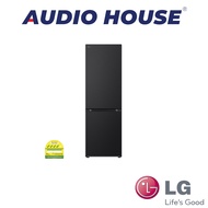LG GB-B3443EP  344L 2 DOOR FRIDGE  ESSENCE MATTE BLACK DOOR FINISH 4 TICKS  W595xD676xH1860MM  2 YEA
