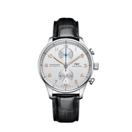Iwc IWC IWC) IWC (IWC) Swiss Watch Portuguese Series Automatic Mechanical Chronograph Men's Watch IW371604Silver Plated Numbers