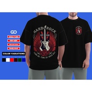 Hard Rock Graphic Unisex  OVERSIZE T-Shirt | Baju Lelaki & Wanita | Rock Music Design,  Cotton, Seju