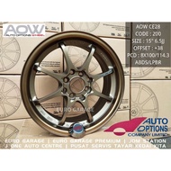 NEW RIM 15 4X100 4X114.3 AOW CE28 Auto Option bezza axia viva kelisa kenari myvi jazz city vios new 
