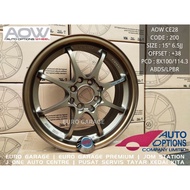 NEW RIM 15 4X100 4X114.3 AOW CE28 Auto Option bezza axia viva kelisa kenari myvi jazz city vios new saga