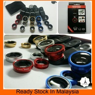 Universal 3 in 1 Clip Lens for Samsung Iphone LG Lenova