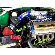 Throttle Body(TB) 70mm Wira/Satria 1.6cc/1.8cc/4g91/4g92/4g93 Full Set Piping With Air Filter