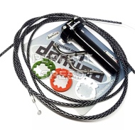 Gas spontan domino + L gas cnc + 2kabel gas serat carbon sonic fu vixion nmax pcx vario125/150 beat