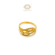 SABIHAHGOLD Ring Fashion 916/22K Original Gold (GR0001826)