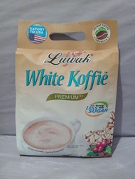 LUWAK White Koffie Premium Less Sugar Isi 19