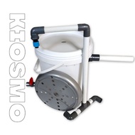 Vortex Filter Bucket for Koi Fish Pond Tilapia Gurame Catfish Lobster 1 Chamber Bucket 20L Top Input