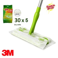 3M Scotch-Brite Easy Sweeper Mop with Free Dry 30 Pcs Cleaning Sheets