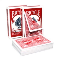 new 1 Deck Bicycle Double Red/Blue Back No Face Playing Cards Gaff Magic Cards Special Props Close U