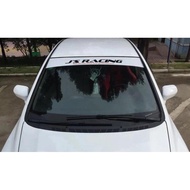 Car Styling Vinyl Auto Front Windshied Sticker Decal for JS RACING Feel Energy GK5
