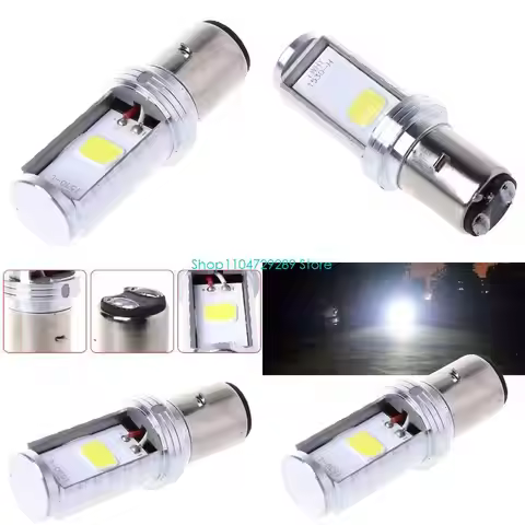 D8KE Universal Motorcycle Headlight Bulb 12W H6 LED Bulb for Motorbike Lamp