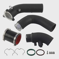 Aluminum Intercooler Charge Air Cooler Intake Manifold Piping Hose Kit for B48 BMW 3-Series F30  F34