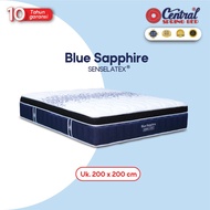 Central New Gold Blue Sapphire - SpringBed - Ukuran 200 x 200 cm