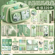 古风高颜值文具礼盒套装9层笔袋大礼包文具用品奖励中学生小礼品Antique high-value stationery set 9-layer pencil case49c680shj3.my2025