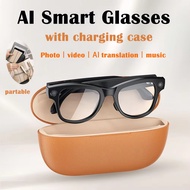 AI Smart Glasses 8MP Camera Video Recording 100+Languages Translation Sunglasses Bluetooth Call Musi