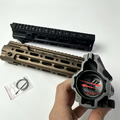 #SMR Aluminum Alloy Handguard, New Metal Version 7/10.5/14 Inch for M4 M16 AR10 MK416 HK416, Univers
