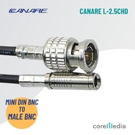 BEST QUALITY -[ Limited Stock ] Canare L-2.5CHD HD/SDI Mini DIN BNC to Male BNC 2 Meters