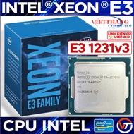 CPU Processor Xeon E3 1231v3 (4N - 8L) as powerful as i7 4770 for H81, B85 Without VGA On (Old - 2nd