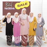 Melia Design Batik Viral Baju Kurung Pesak Pahang Plain Murah Kurung Cikgu Ready Stok  Moden Plus Si